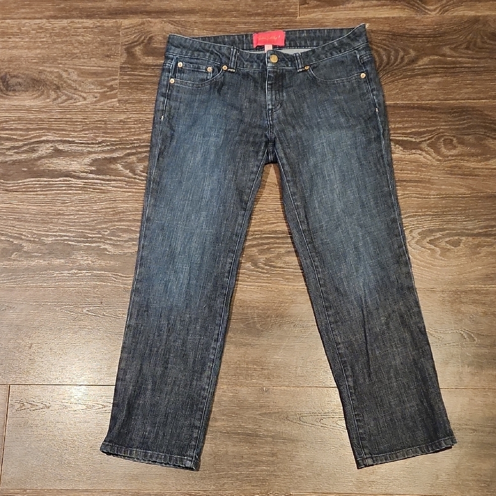 ❤️ LILLY PULITZER STRAIGHT ANKLE JEANS, 6 (28)